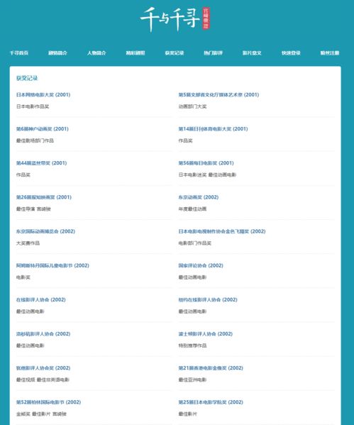 16html5期末大作業(yè) 網(wǎng)頁設(shè)計(jì)作業(yè)網(wǎng)站設(shè)計(jì) 千與千尋 電影圖文 9頁 html css javascript 學(xué)生dw網(wǎng)頁設(shè)計(jì)作業(yè)成品 web課程設(shè)計(jì)網(wǎng)頁規(guī)劃與設(shè)計(jì) 計(jì)算機(jī)畢設(shè)計(jì)源碼